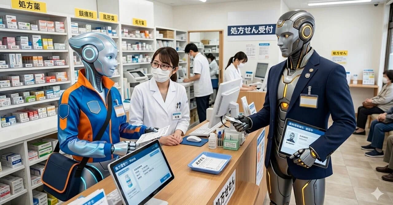 もし「Mona」と「Claudius」が薬局にやってきたら…